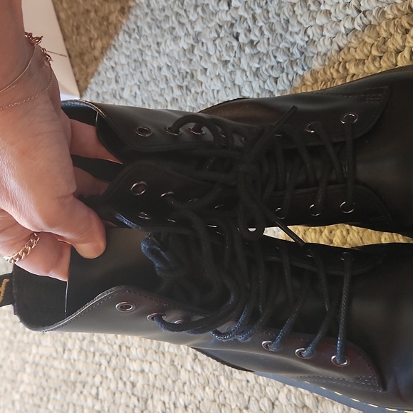 Dr. Martens Black Combat Boots - Picture 5 of 9